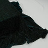 Turquoise Nylon Frice Glitter Lurex Fabric