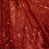 Red 6mm Round Sequins Fabric