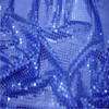 Royal Blue 6mm Round Sequins Fabric