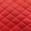 Deep red Quilted Tri Sports Mesh Fabric