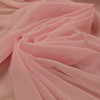 Pink Polyester Voile Fabric - 150cm
