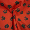 Red Paws Waterproof Polyester - Printed