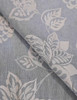 Grey Jacquard Floral Fabric