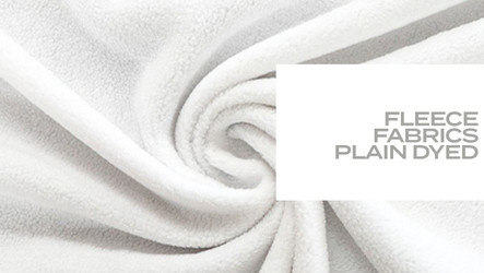 Fleece Fabrics - Plain Dyed