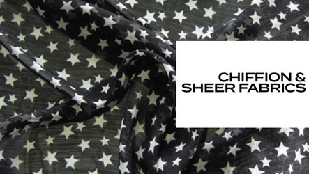 Chiffion fabric and sheer fabrics