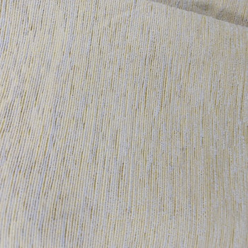 Golden Blonde Chunky Ribbed Woven Polyester Upholstery Fabric