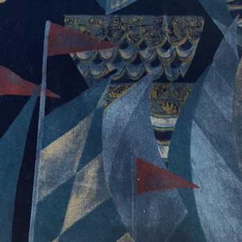 Blue Johnson Upholstery Fabric