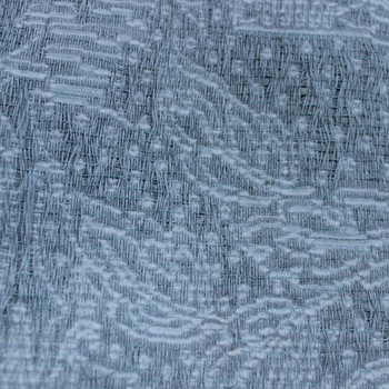 Turquoise Burnout Floral Upholstery Fabric