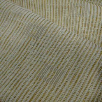 Mustard Stripe and Square Upholstery Fabric