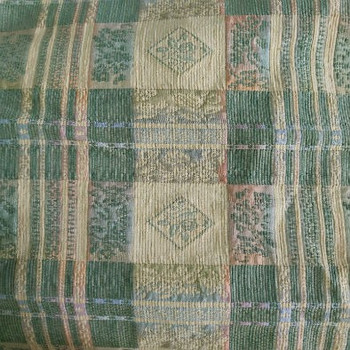 Green Multi Tartan Tapestry Style Fabric