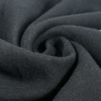 Black Clearance Mix Wool Fabric