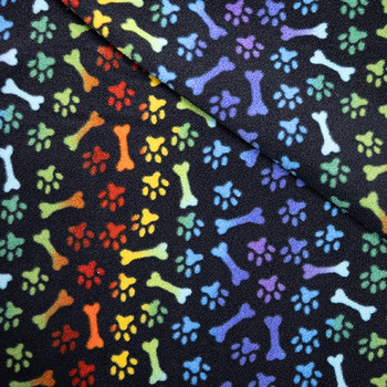 Fetch the Rainbow Super Soft Fleece Fabric