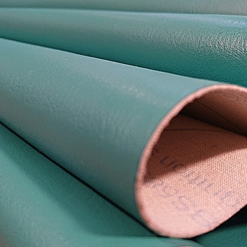Apple Mint Just Color Leatherette Fire Retardant