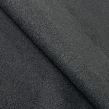 Black Super Suede Fabric