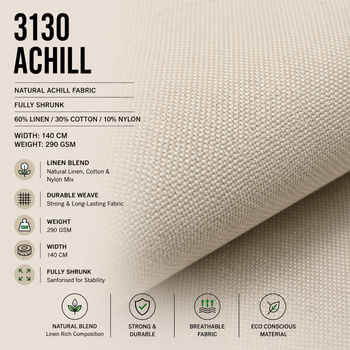 Achill - Cotton Linen Blend Naturals Fabrics Collection