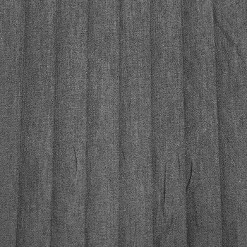 Black Quilted Ring Spun Denim Fabric Straight