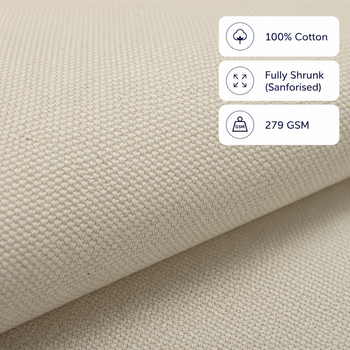 3042 Natural hopsack fabric Naturals Fabric Collection