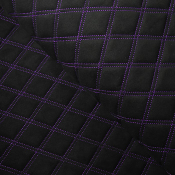 double_diamond Faux Alcantara Suede - Quilted Fabric (Water Repellent)