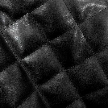 Black Quilted Clothing Vinyl