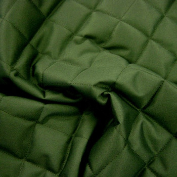 Bottle Green Quilted 7oz Waterproof Fabric