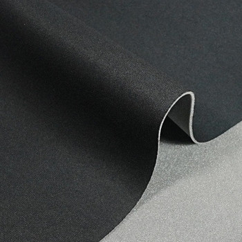 Black Extra Wide  Vehicle Headlining Fabric 2mm Foam Backed Non Stretch