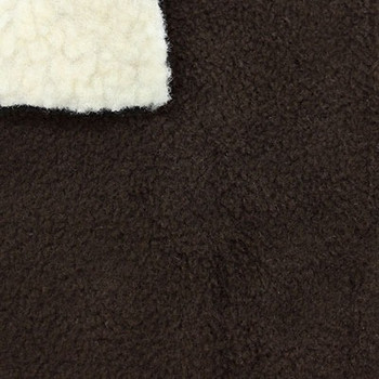 Chocolate Sherpa Fleece Bonded