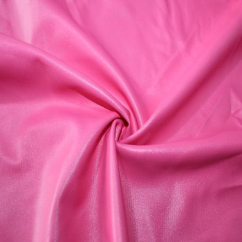 Fuchsia Leather Look PU Fabric