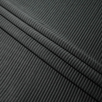 Black Heavy Jacket Ribbing