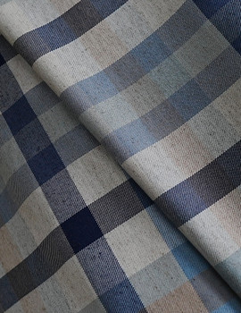 Checkered Dakota Cotton Furnishing Fabric