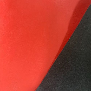 Red Felt Back Leatherette Vinyl