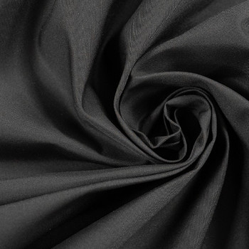 Black Polyester Fabric - FR - Raven