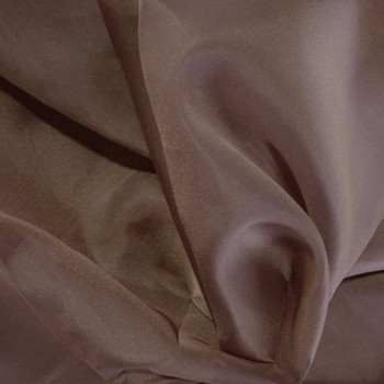 Chocolate Voile Fabric Wide Width (290cm) (Inherent Fire Retardant)