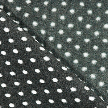White Dot Fleece Fabric