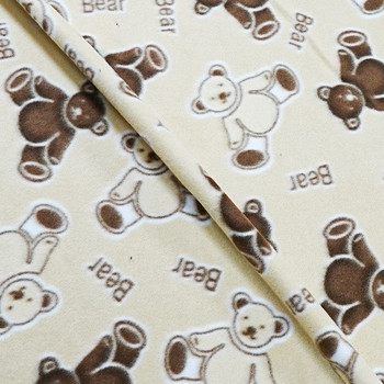Camel 15 Teddy Bear Fleece Fabric