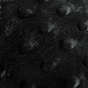 Black Dimple Fleece Fabric