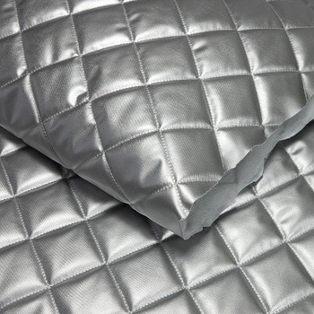 Silver Sunlight Reflective Quilted fabric