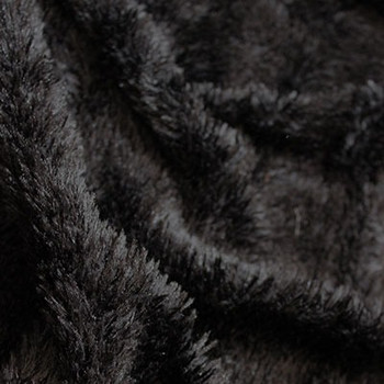 Black Teddy Bear Stretchy Fun Fur (D)