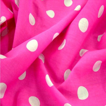 Cerise Spots Polka Dots - Dark Ground