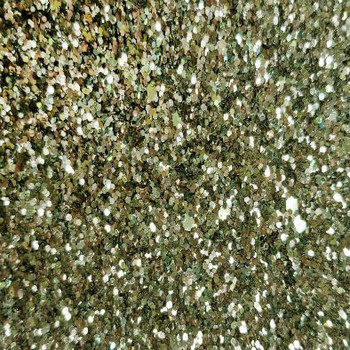 Green Gold Mix Display Glitter Fabric