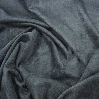 Grey Clearance Polyester Suede Fabric