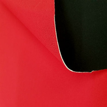 Red Black Two Colour Neoprene Fabric