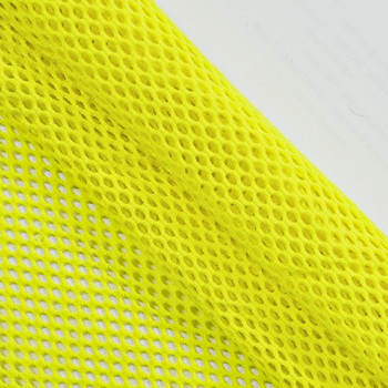 Flo Yellow Fishnet Fashion Fabric