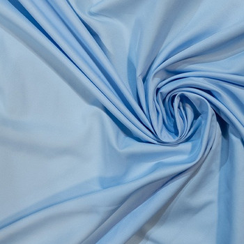 Light Blue Polyester Microfibre Fabric