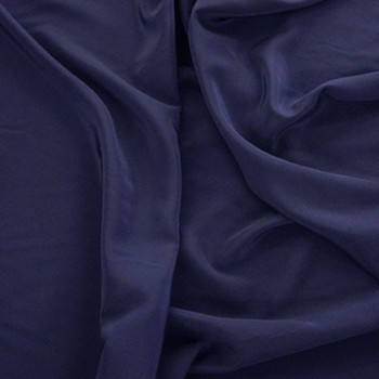 Navy Polyester Peach Skin Micro