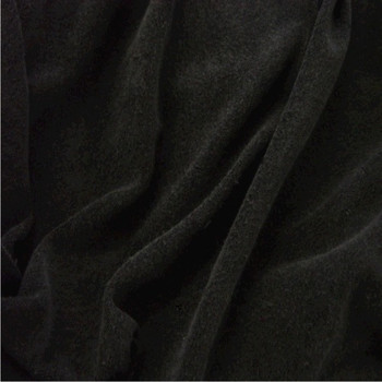 Black Stretch Toweling Fabric (single sided)