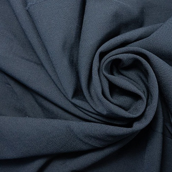 Navy Premium Woollen Stretch Suiting Fabric