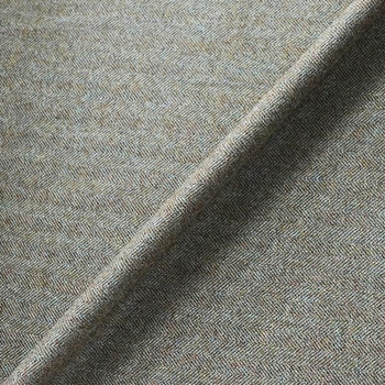 Bronze Herringbone English Tweed Fabric