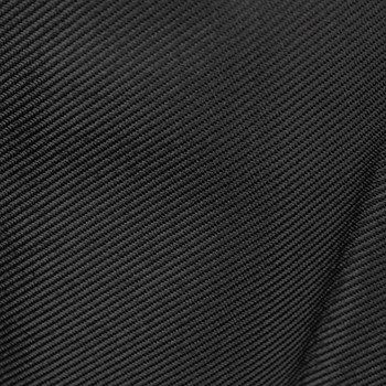 Black Waterproof Polyester Twill (D)