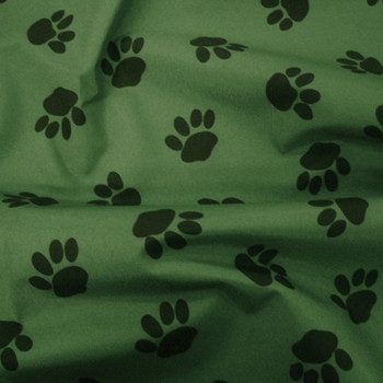 Green Paws Waterproof Polyester - Printed