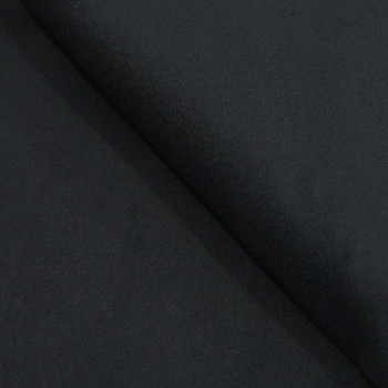 Black Single Face Commando Melton Fabric